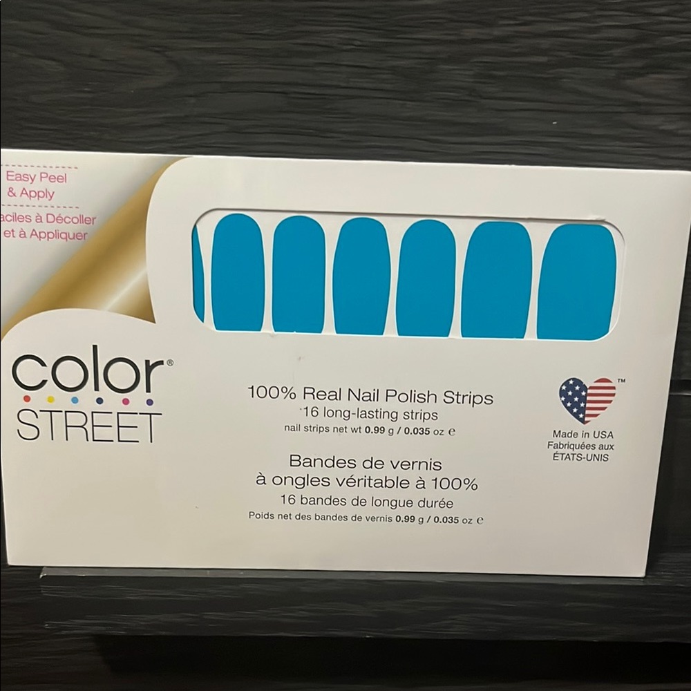 Color Street Vibrant Blue Nail Strips Blue dapest